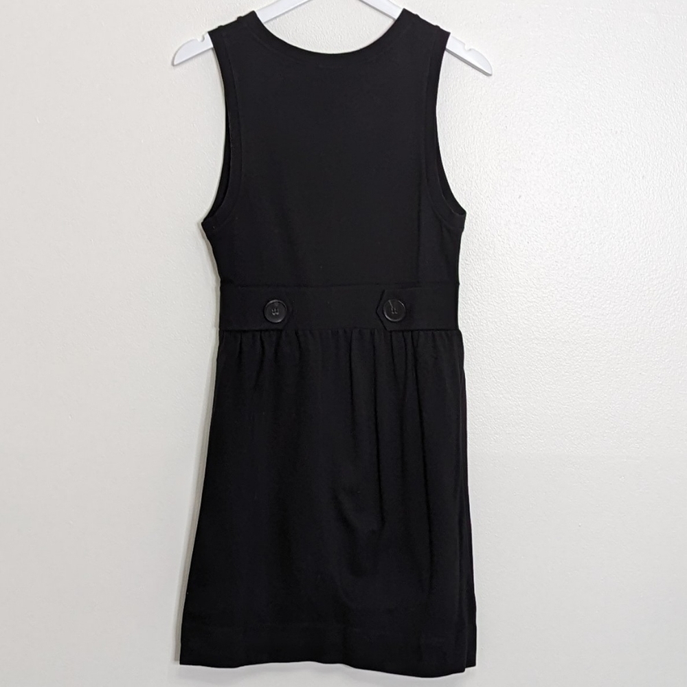 Theory Viscose Polyamide Elastane Stretchy Black Sleeveless Dress Medium - Picture 8 of 10